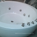 Modern Free Standing with Water Jets Japanese Round Soaking Tub